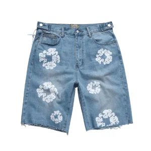 Denim Tears Cotton Wreath Denim Shorts “Vintage Blue Wash”