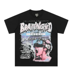 Hellstar Brainwashed World Tour T-Shirt Black