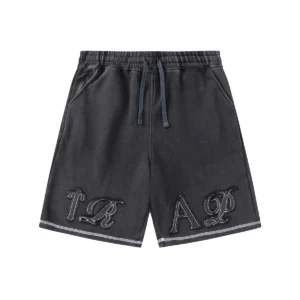Trapstar Monogram Sweat Shorts Grey