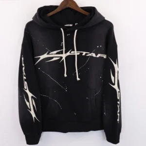 Hellstar Washed Hoodie Black