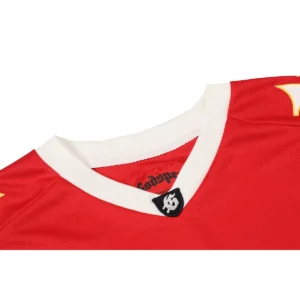 Godspeed Skull Jersey T-Shirt Red