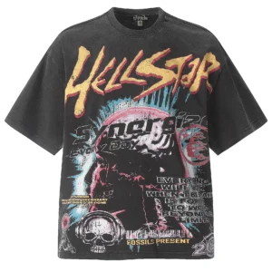 Hellstar Synerize Graphic T-Shirt Black