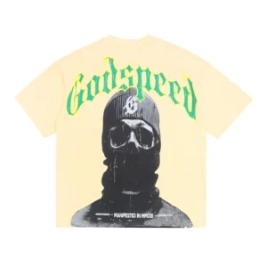 Godspeed Masked Skull T-Shirt Beige