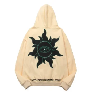 Godspeed Liberty Skull Hoodie Beige