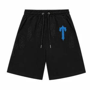 Trapstar Shadow Letter Shorts Black