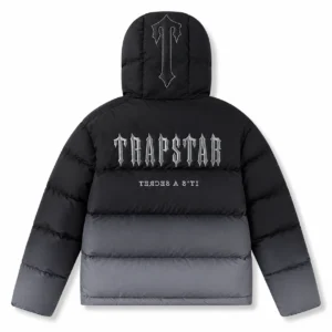 Trapstar Decoded Hooded Puffer Jacket Black