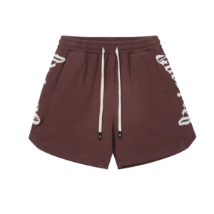 Godspeed Logo Sweat Shorts Brown