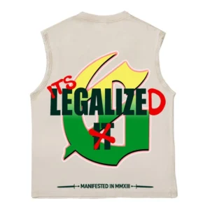 Godspeed Legalized Graphic Sleeveless T-Shirt White
