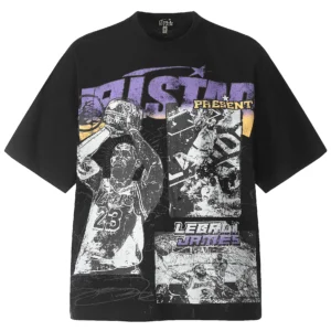 Hellstar LeBron Graphic T-Shirt Black