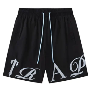 Trapstar Script Swim Shorts Black