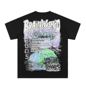 Hellstar Brainwashed World Tour T-Shirt Black