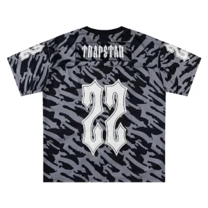 Trapstar Camo Football T-Shirt Grey