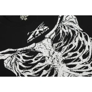 Hellstar Skeleton Ribcage T-Shirt Black