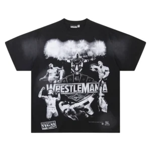Hellstar Wrestlemania Vegas Graphic T-Shirt Black