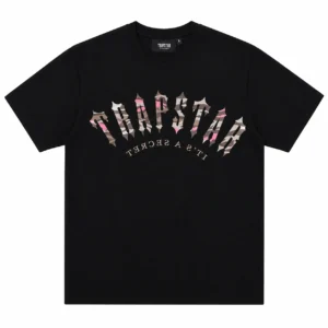 Trapstar Arc Camo Logo T-Shirt Black