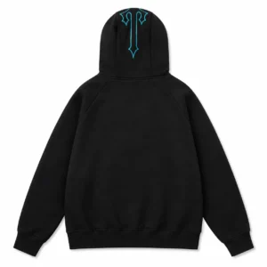 Trapstar Shadow Script Hoodie Black