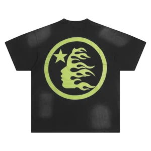 Hellstar Flame Logo T-Shirt Black