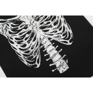 Hellstar Skeleton Ribcage T-Shirt Black