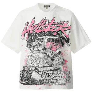 Hellstar Racing Face T-Shirt White