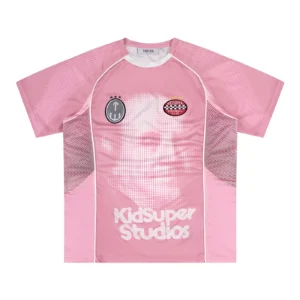 Trapstar x KidSuper Football Jersey Pink