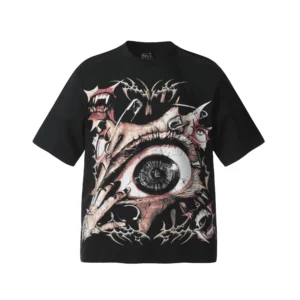 Hellstar Eye Horror T-Shirt Black