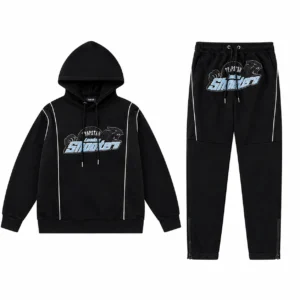 Trapstar Frostline Mesh Shooters Tracksuit Black