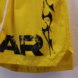 Hellstar Logo Shorts Yellow