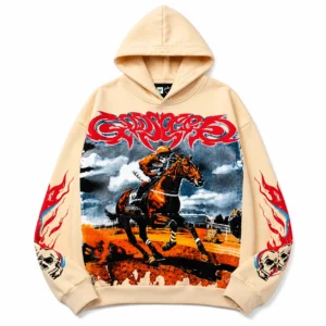 Godspeed Horse Racing Hoodie Beige
