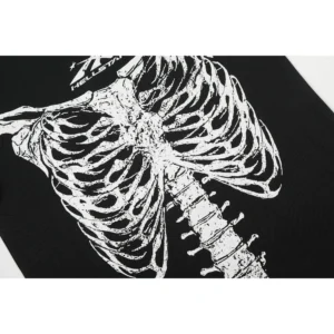 Hellstar Skeleton Ribcage T-Shirt Black