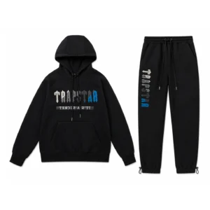 Trapstar Shadow Script Tracksuit Black