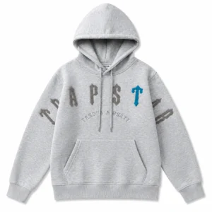 Trapstar Irongate Arch Chenille 2.0 Hoodie Grey