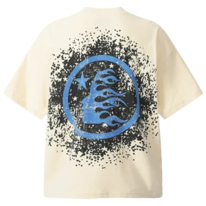 Hellstar Heaven Graphic T-Shirt Beige