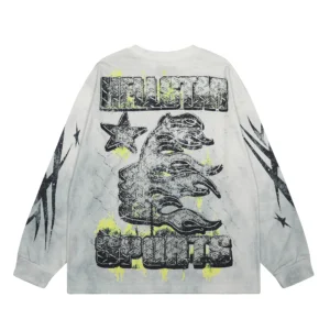 Hellstar War Helmet Longsleeve White