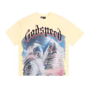 Godspeed Astronaut Pyramid T-Shirt Beige