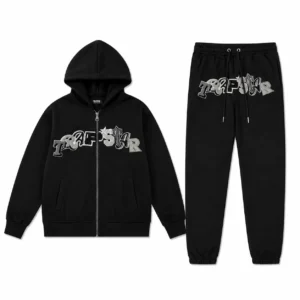 Trapstar Wildcard Zip Tracksuit Black