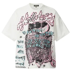 Hellstar Chaos Cross T-Shirt White
