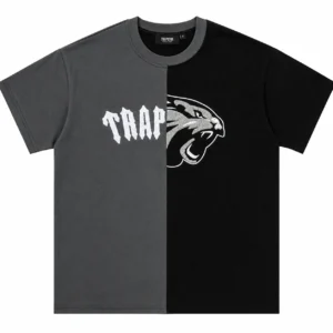 Trapstar Split Panther T-Shirt Black