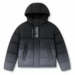 Trapstar Decoded Hooded Puffer Jacket Black