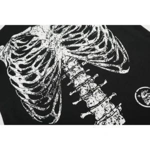 Hellstar Skeleton Ribcage T-Shirt Black