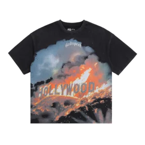 Godspeed Hollywood Fire T-Shirt Black