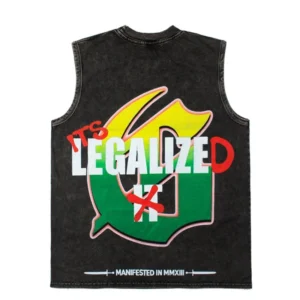 Godspeed Legalized Graphic Sleeveless T-Shirt Black