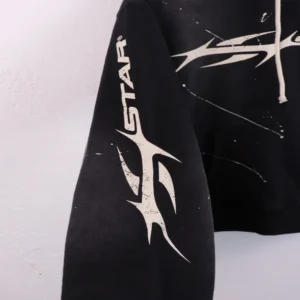 Hellstar Washed Hoodie Black