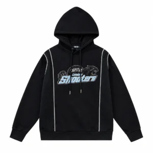 Trapstar Frostline Mesh Shooters Hoodie Black