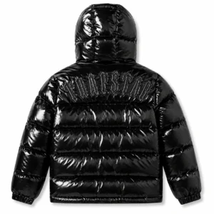 Trapstar Irongate AW23 Hooded Puffer Jacket Black