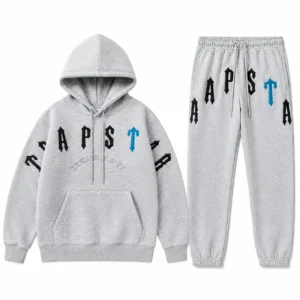 Trapstar Decoded Arch 2.0 Hooded Tracksuit Grey