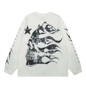 Hellstar Dog Graphic Longsleeve White