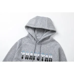Trapstar Glacier Script Hoodie Grey