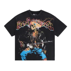 Godspeed Skeleton Guitar T-Shirt Black