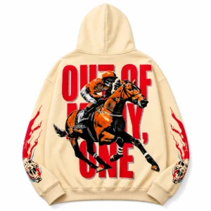 Godspeed Horse Racing Hoodie Beige