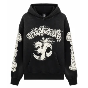 Hellstar Flame Face Hoodie Black